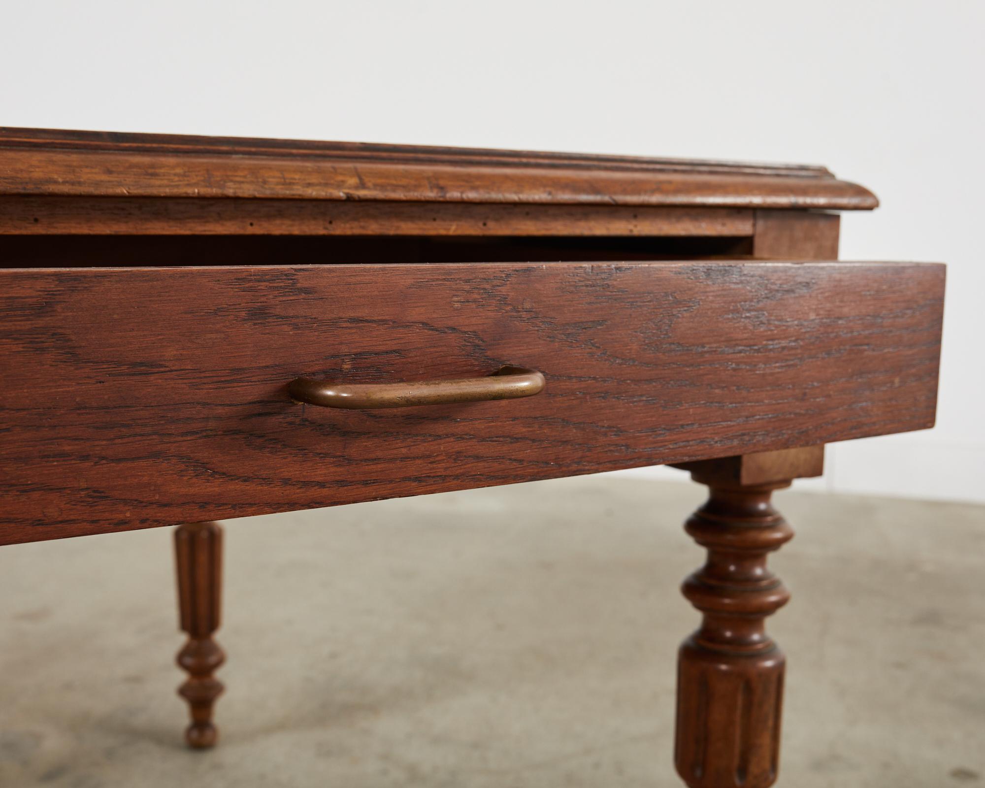 19th Century English William IV Fruitwood Writing Table or Desk For Sale 11