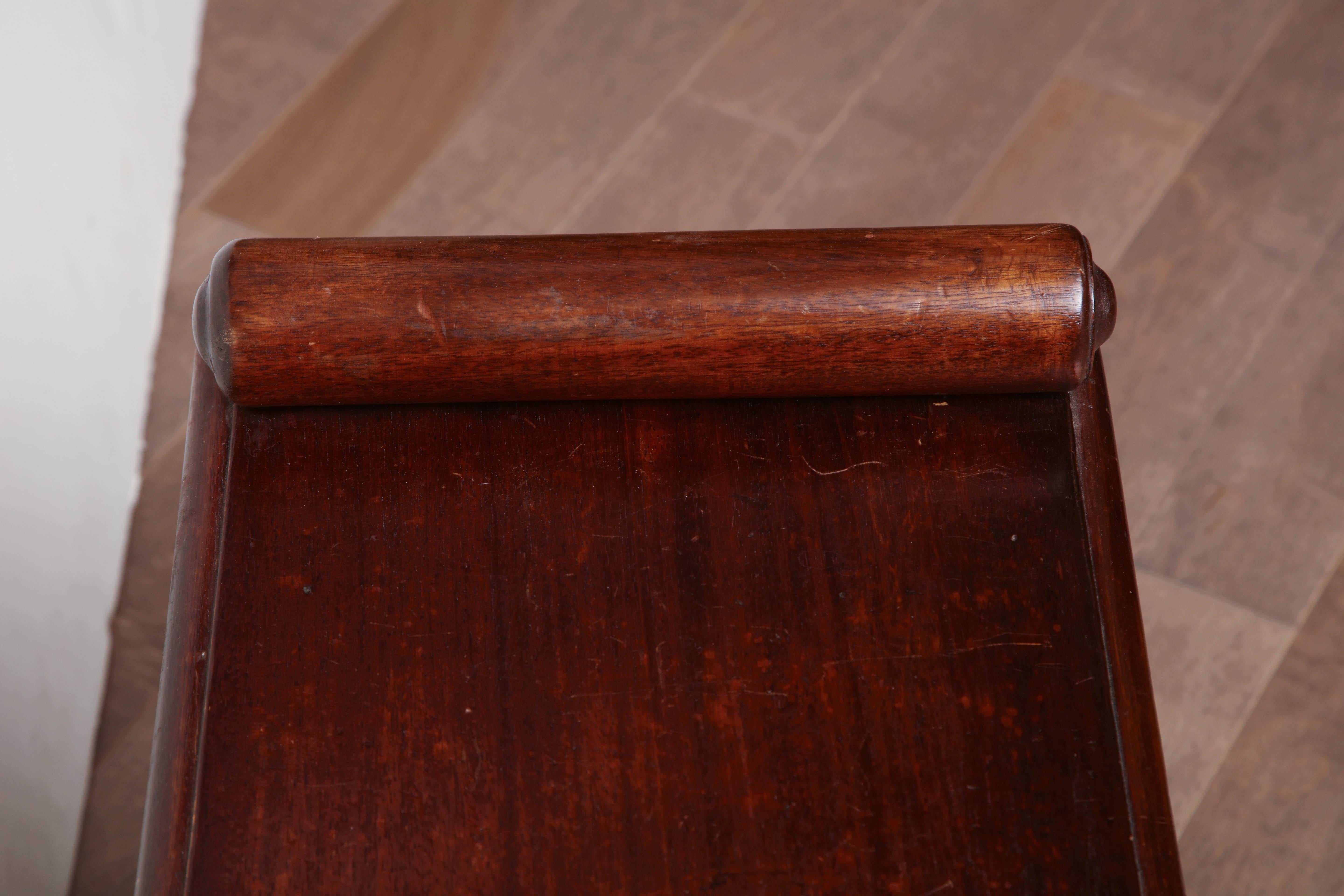 19th Century English, William IV Mahogany Bench 2