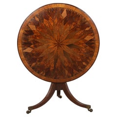19th Century English William IV Specimen Wood Centre Table