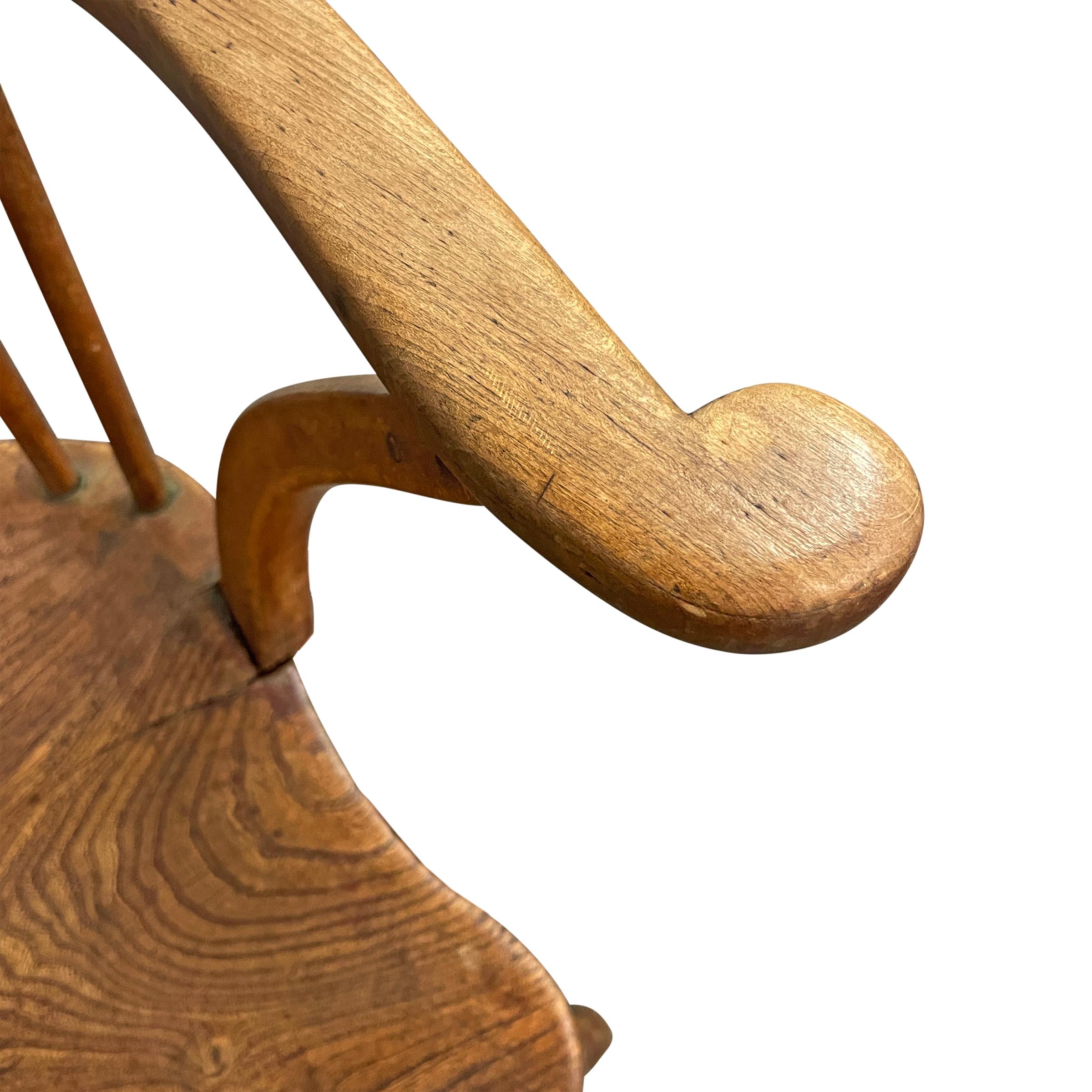 Englischer Windsor-Stuhl des 19. Jahrhunderts im Angebot 6