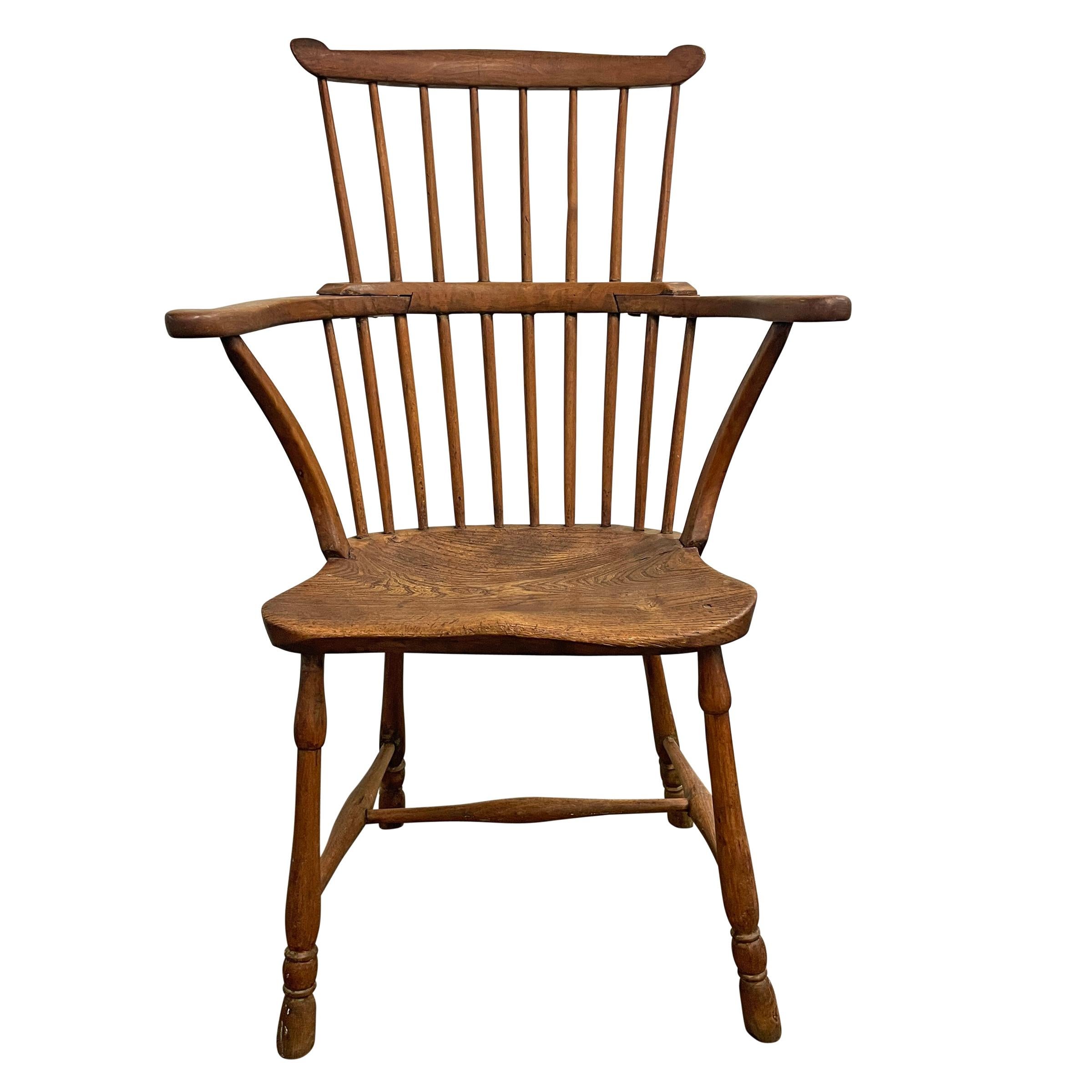 Englischer Windsor-Stuhl des 19. Jahrhunderts (Land) im Angebot