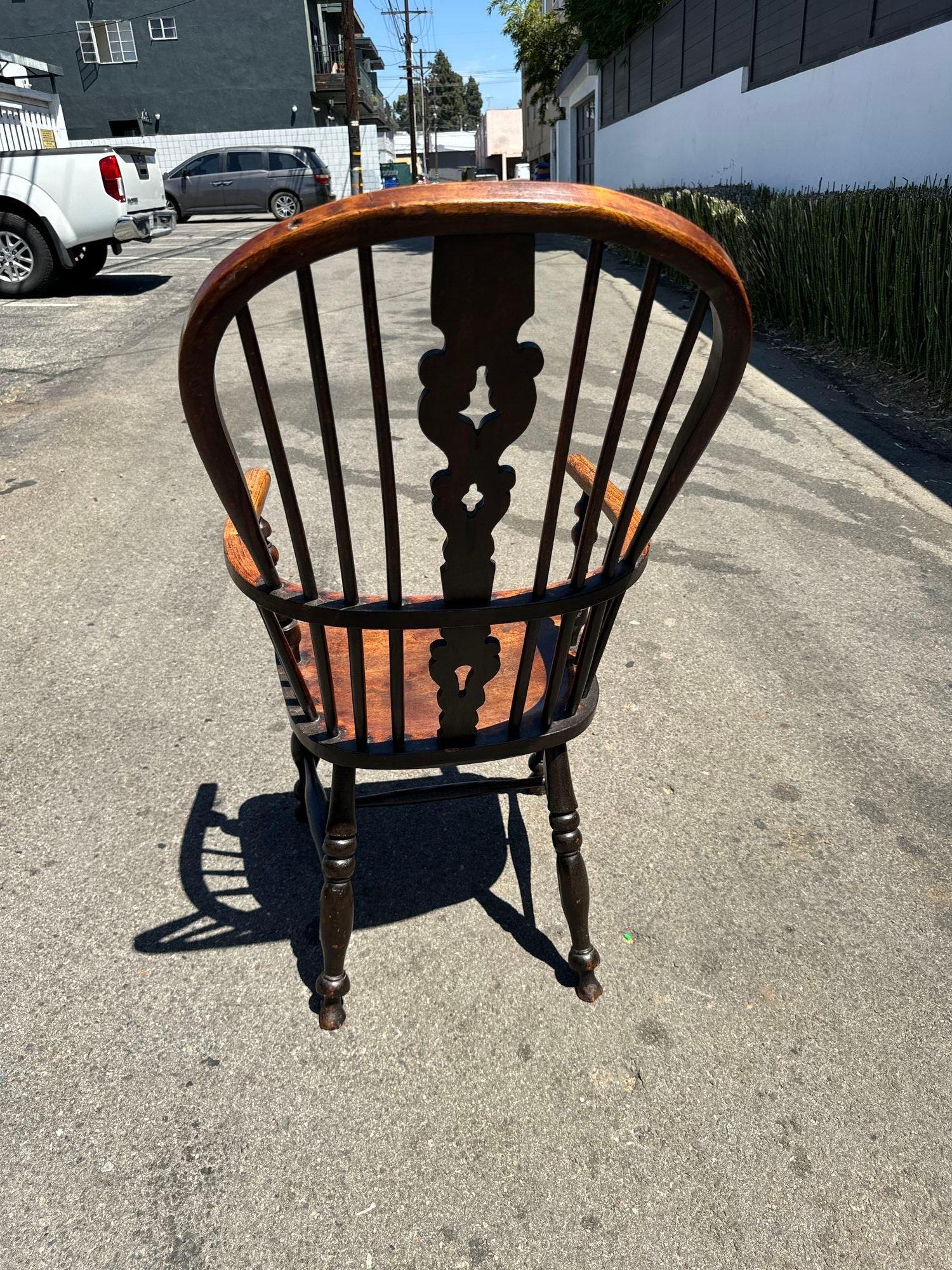Silla Windsor inglesa del siglo XIX De campo