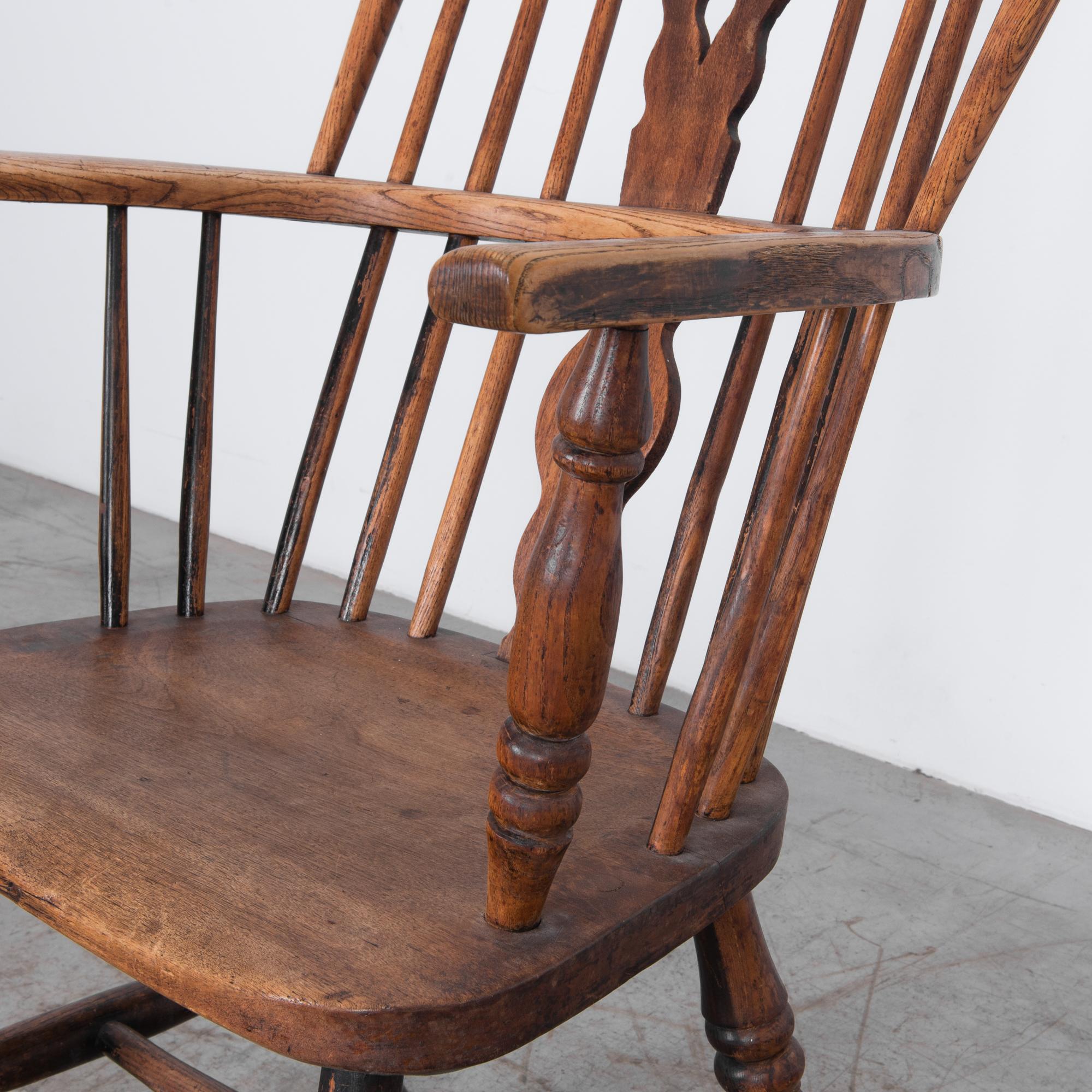Ash 19th Century English Windsor Chair