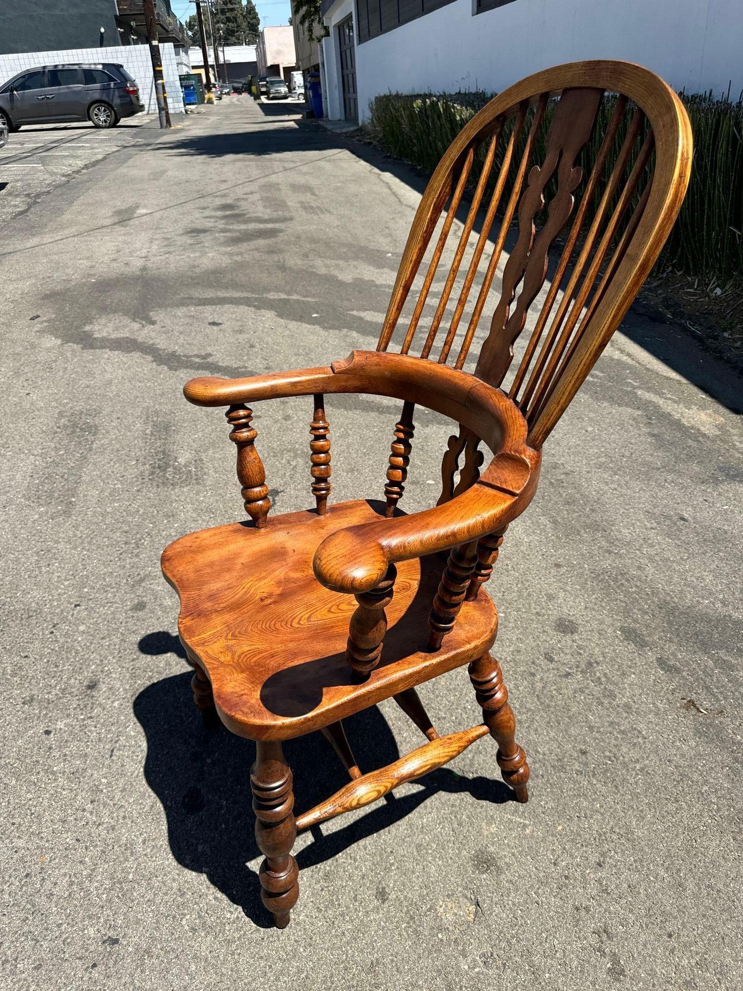 Olmo Sedia Windsor inglese del XIX secolo in vendita