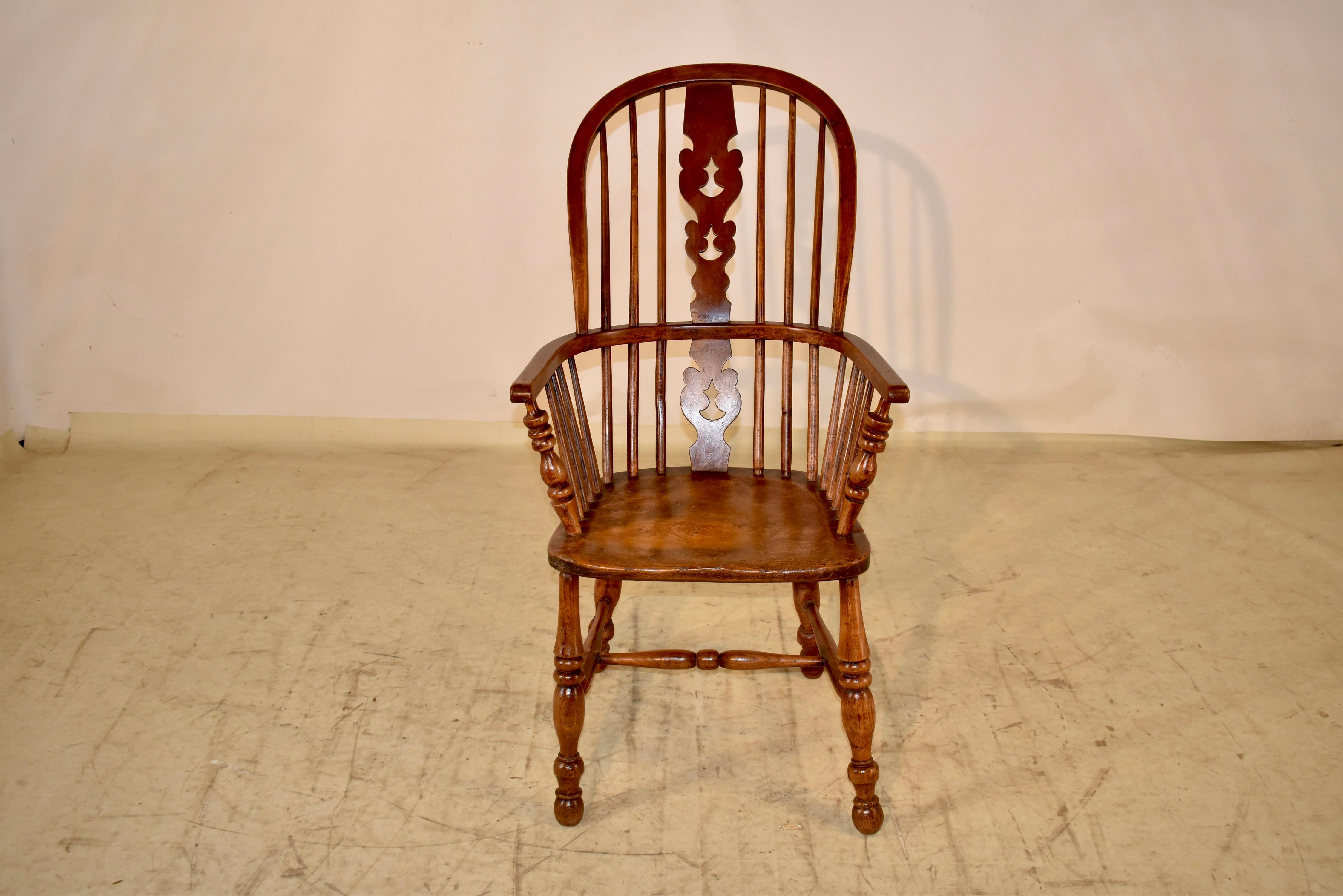 Silla Windsor inglesa del siglo XIX en Bueno estado para la venta en High Point, NC