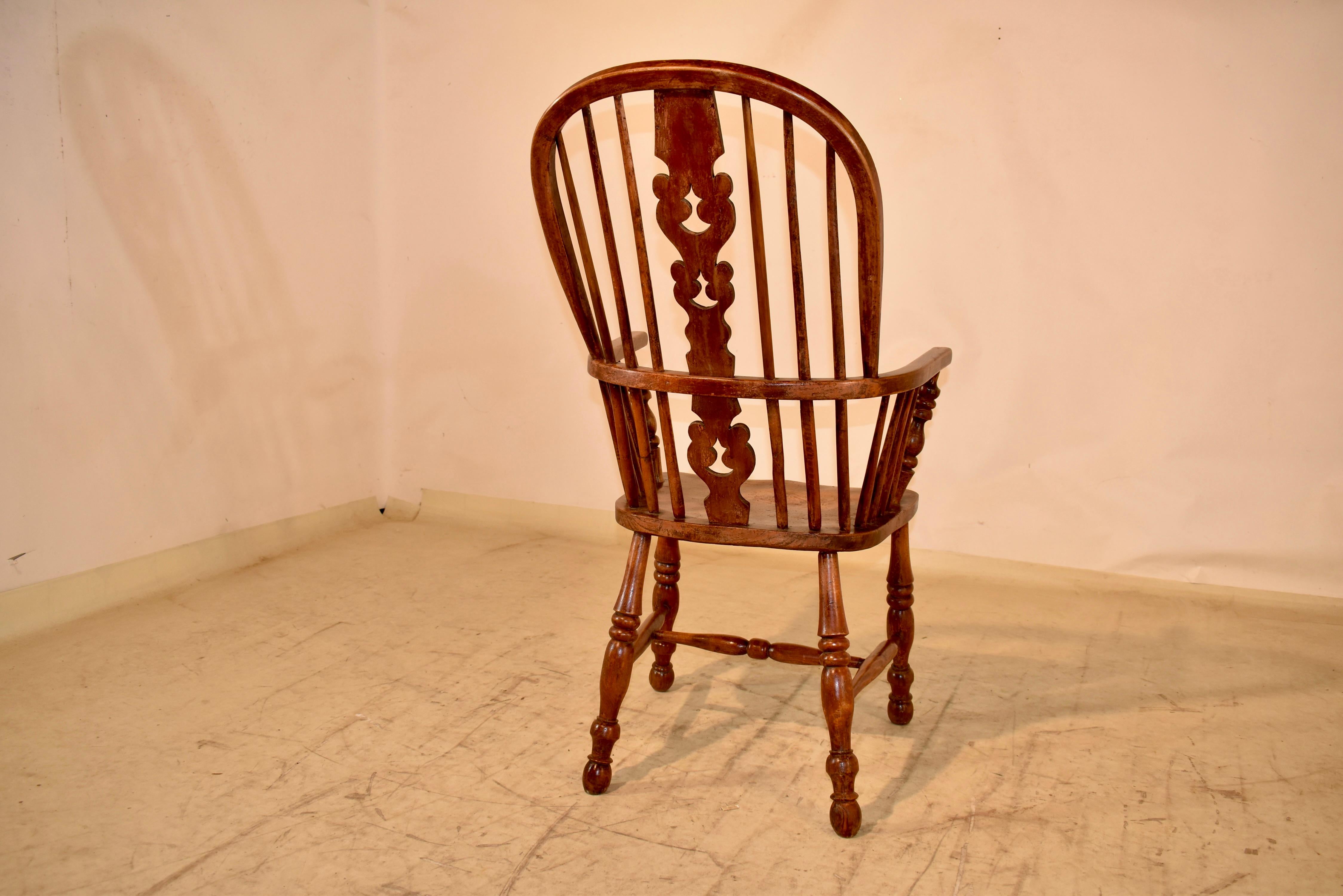 Silla Windsor inglesa del siglo XIX en venta 2