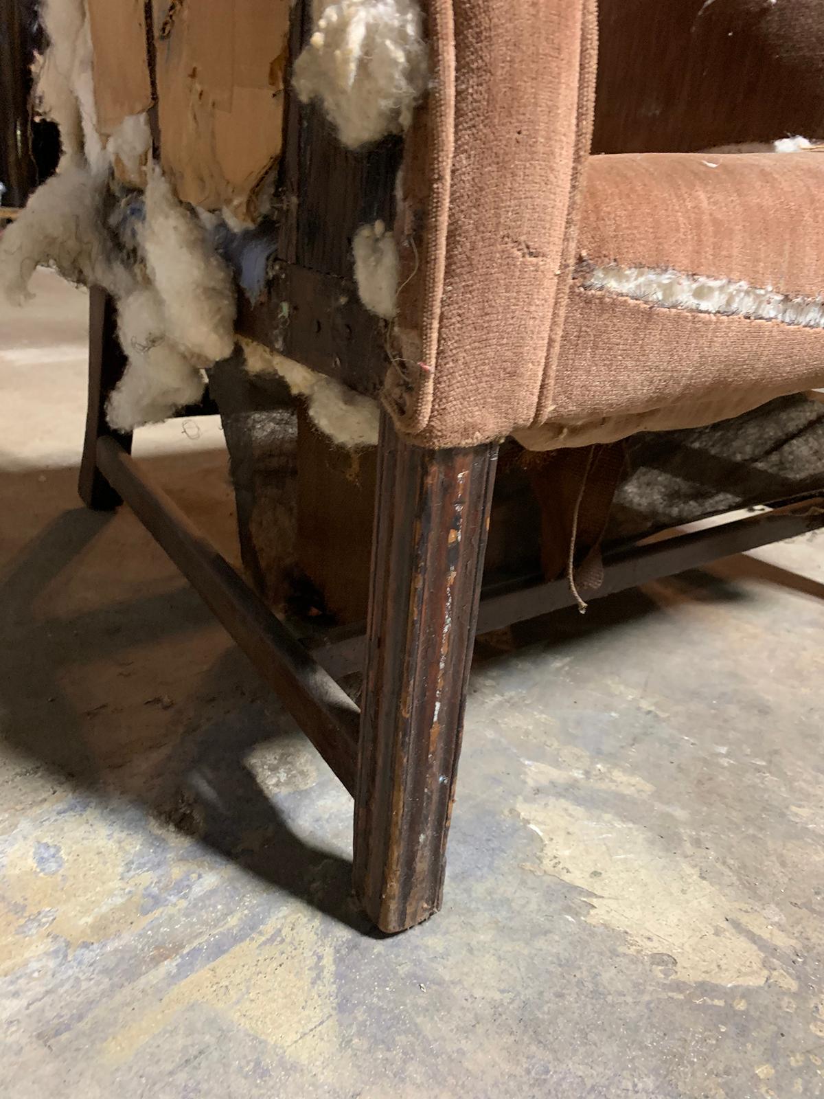 19th Century English Wingback Chair 2