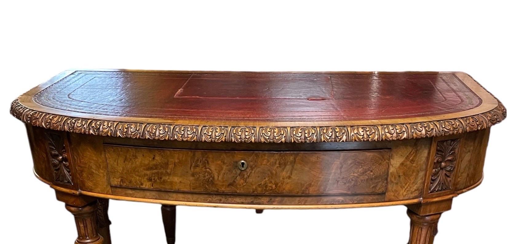 Début de l'époque victorienne Table de lecture et d'écriture anglaise du 19ème siècle en vente