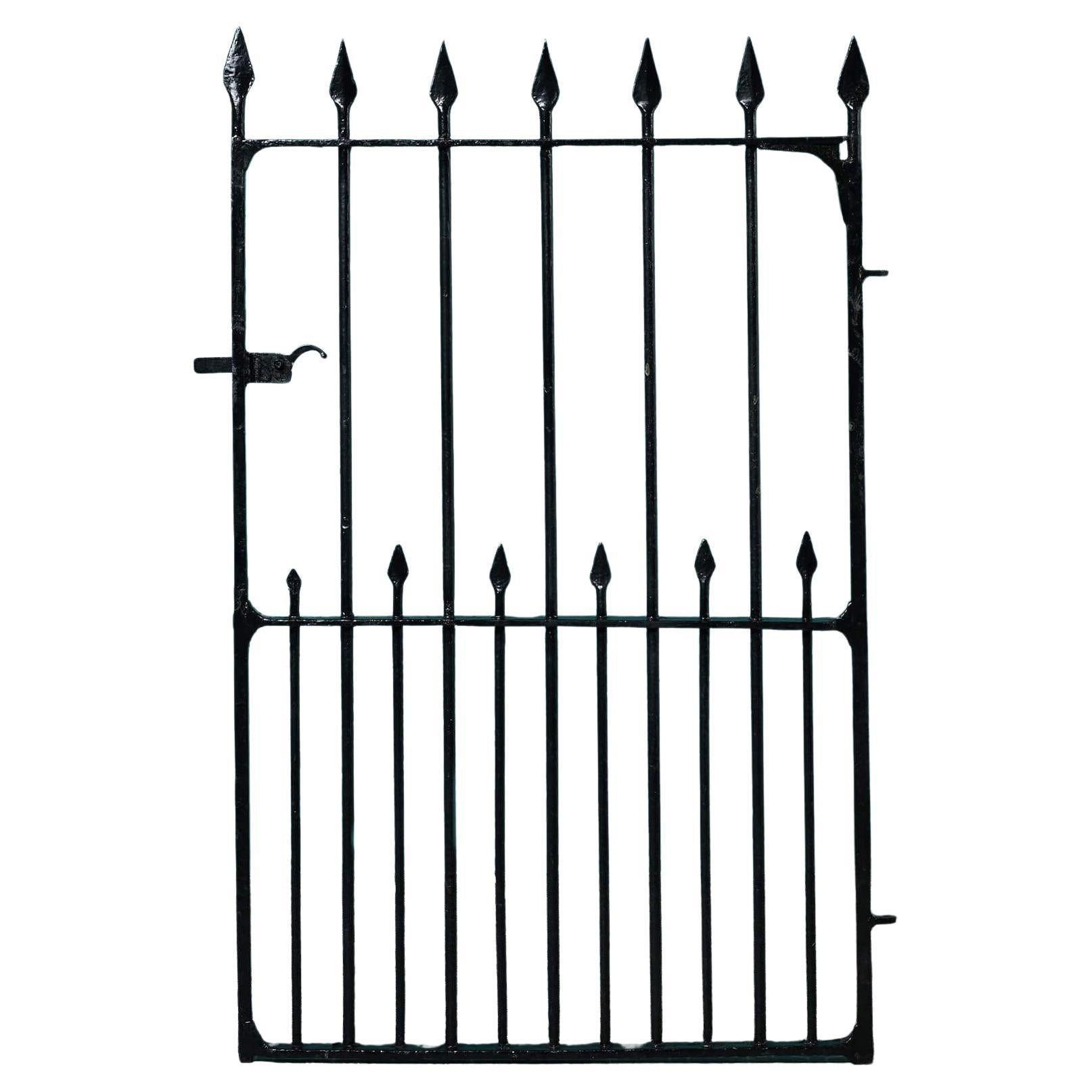 19th Century English Wrought Iron Side Gate