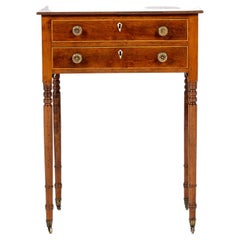 19th Century English Yew Side Table