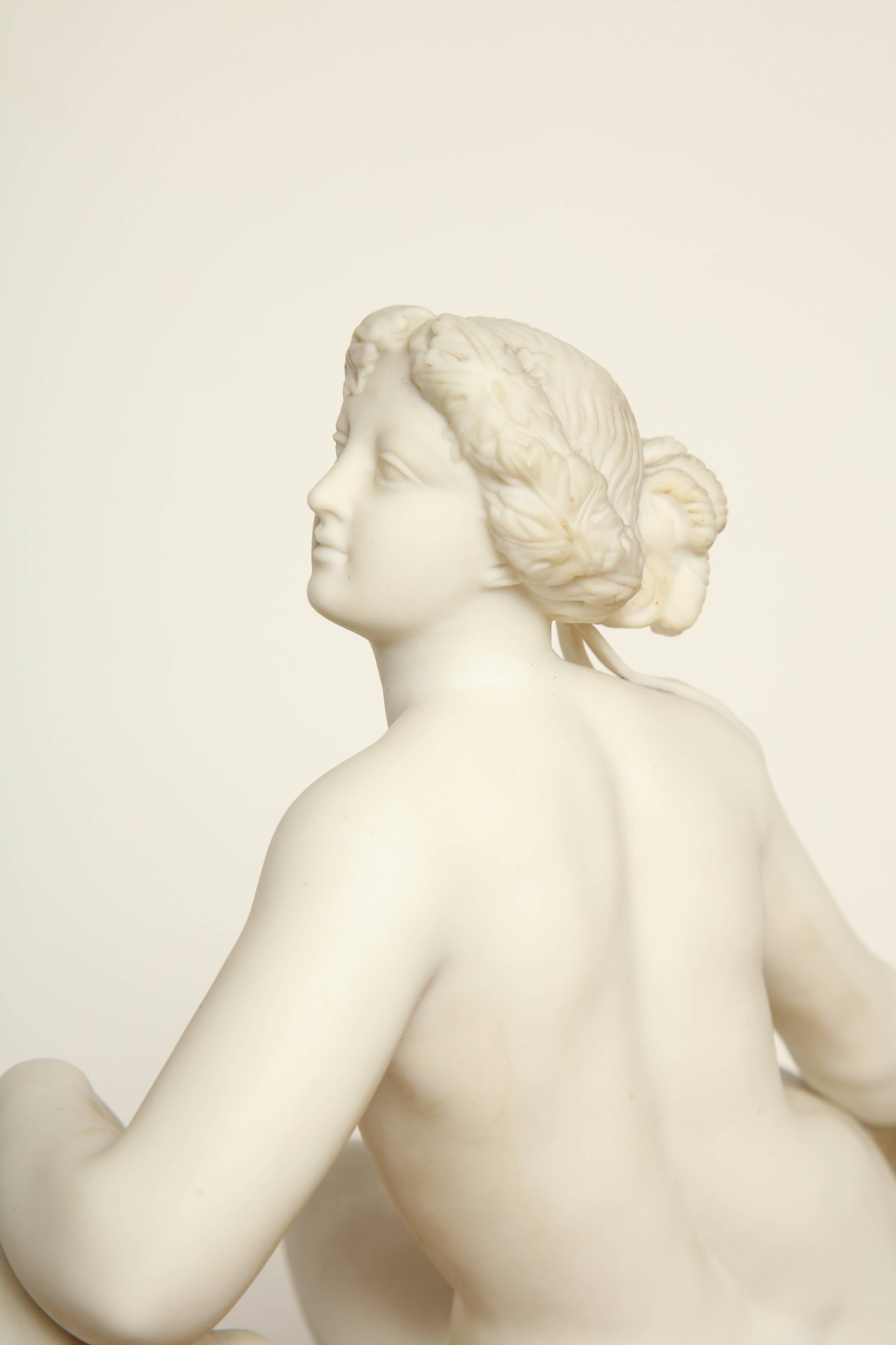 19th Century English, Parian Model of Ariadne and the Panther For Sale 4