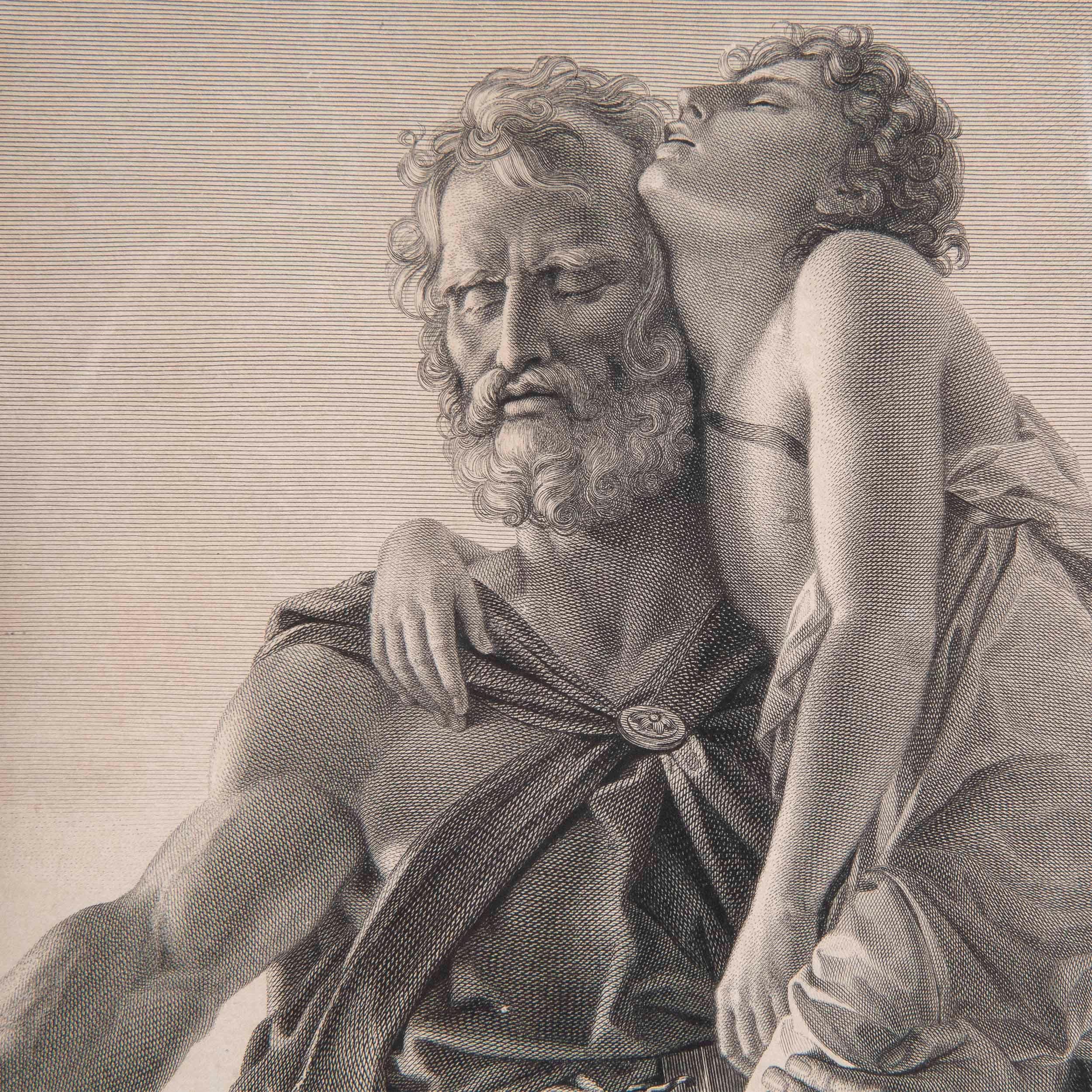 Gravure du début du XIXe siècle, intitulée Bélisaire, d'après le tableau Bélisaire du baron François Pascal Simon Gérard (1770 - 1837), 1797 [Getty Museum, numéro d'objet 2005.10]. Gravure d'Auguste Gaspard Louis Desnoyers, France, 1806.

Pourquoi