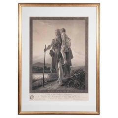 19th Century Engraving Belisaire by Desnoyers, 1806