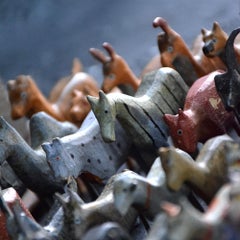 19th Century Erzgebirge German Noah’s Ark