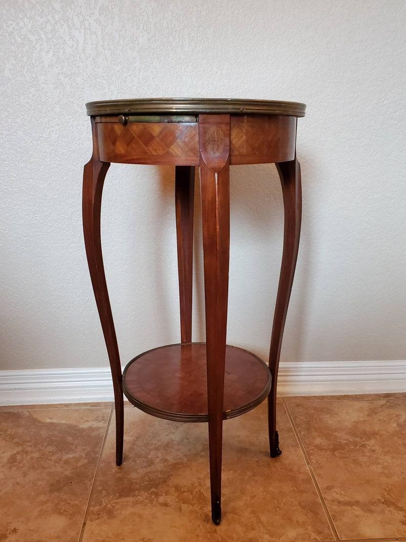 19th Century Escalier de Cristal French Louis XV Side Table For Sale 3