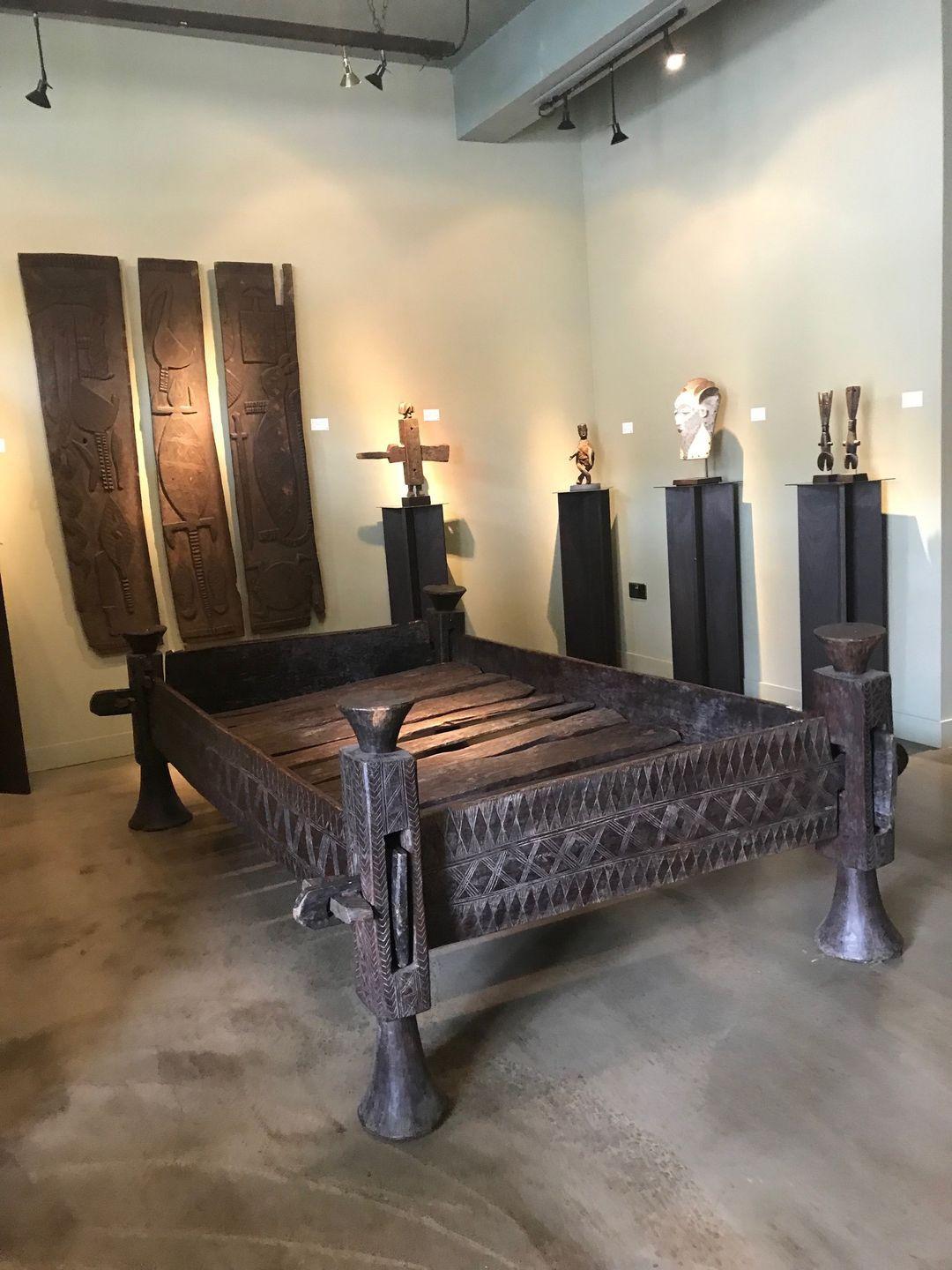 This amazing nineteenth-century Ethiopian bed, personally collected in Ethiopia in the 1990's, formally belonged to the collection of Tekalegn Besapa, in Addis Ababa. This type of bed is rare to find in Ethiopia, and would only have been used by