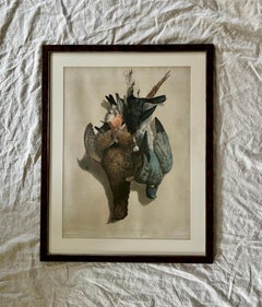 19th Century ‘Etude de Nature Mort’ Hunting Trophy Lithograph