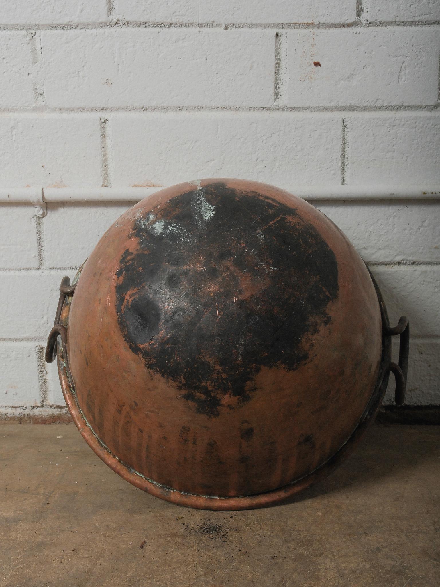 19th Century European Copper Vat For Sale 3