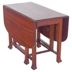 19th Century European Flip Flap Oval-Top Table