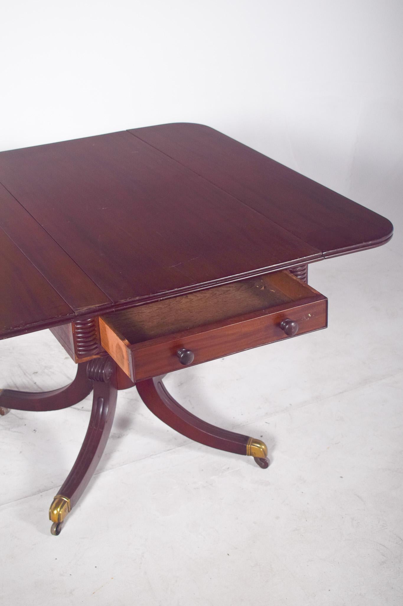 19th Century European Flip Flap Side Table For Sale 5