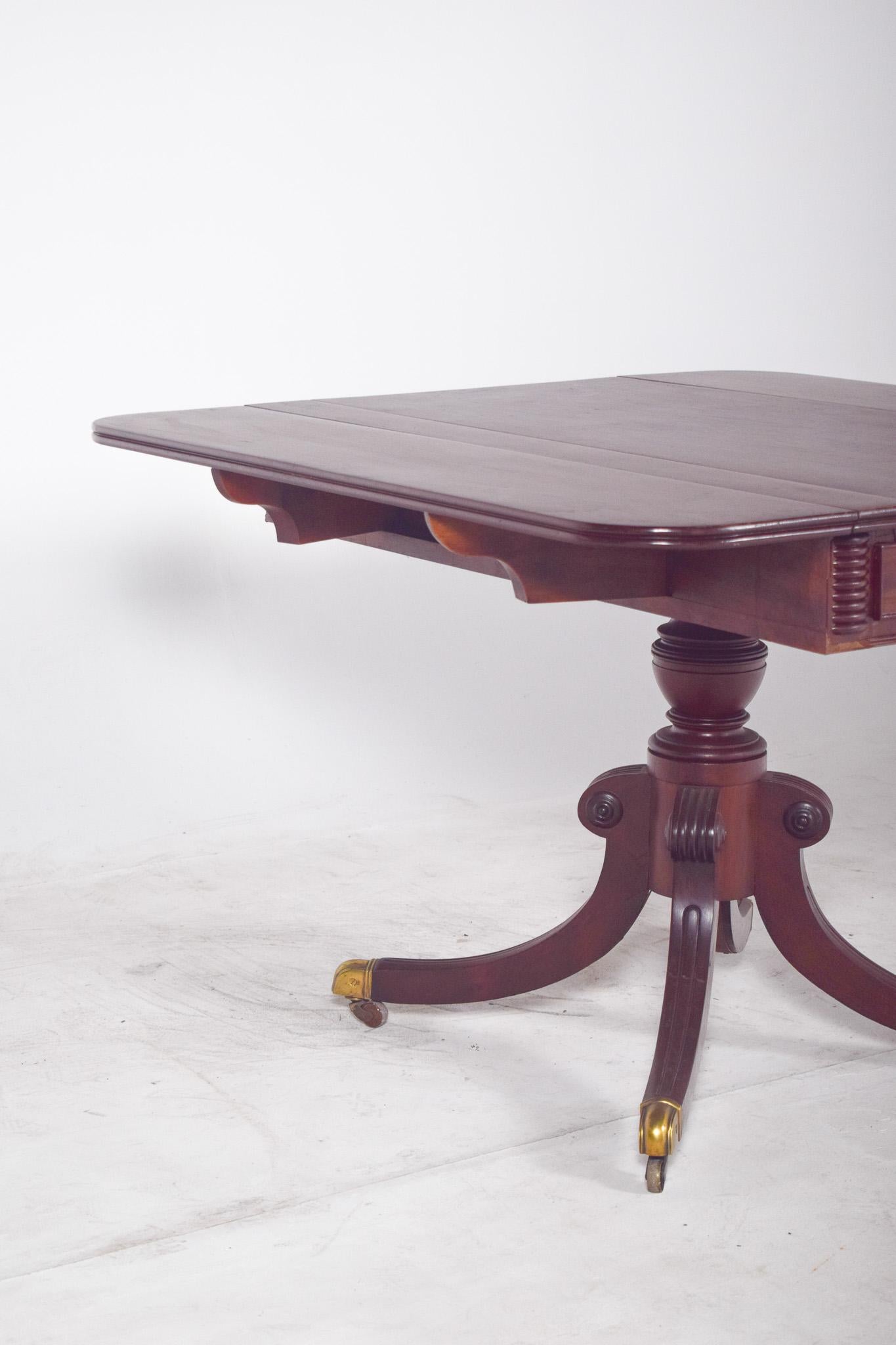 19th Century European Flip Flap Side Table For Sale 1