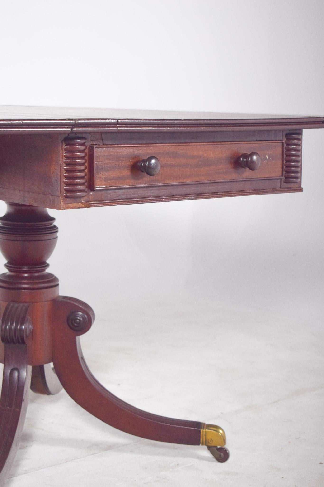 19th Century European Flip Flap Side Table For Sale 3