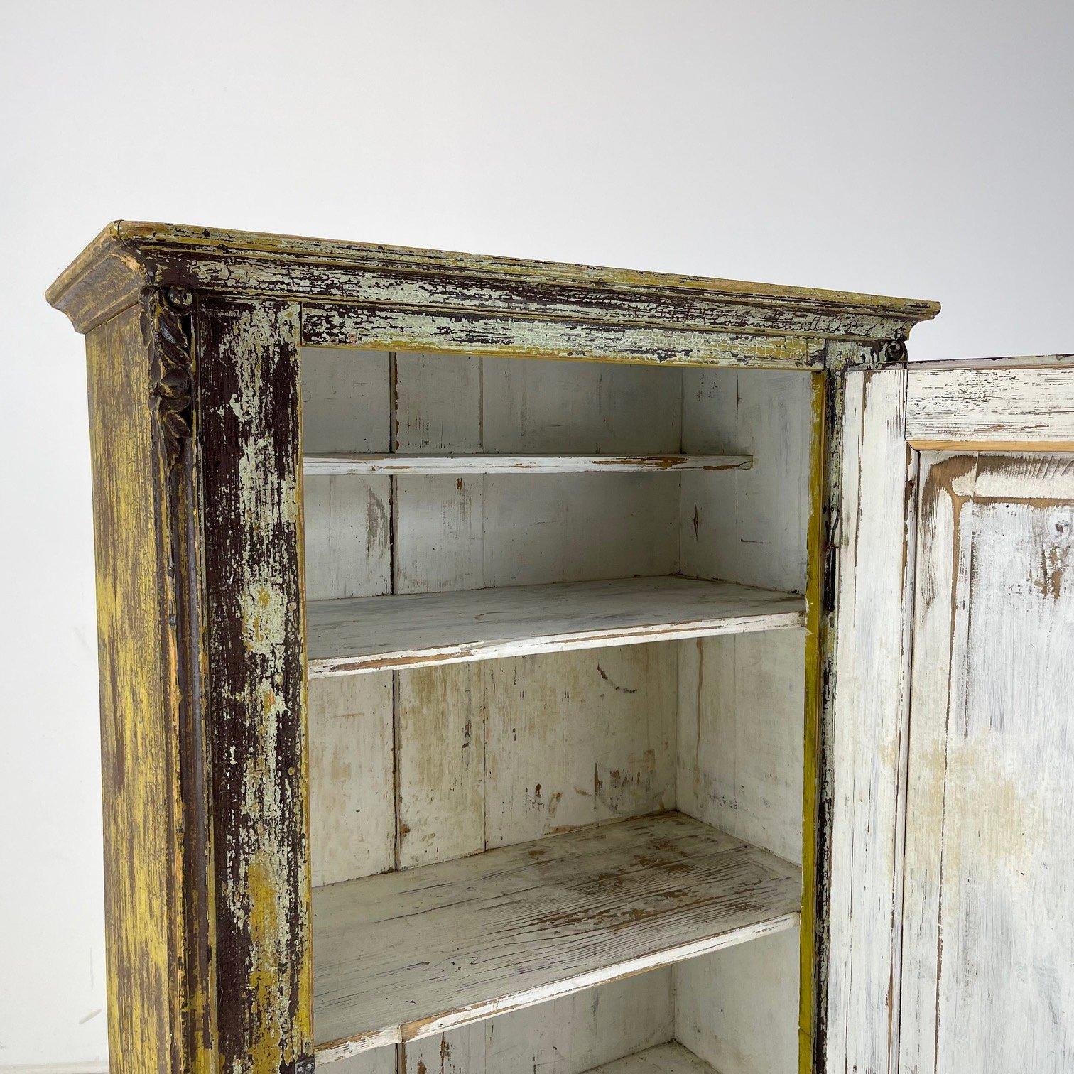 19th Century European Food Cabinet with Original Patina For Sale 5