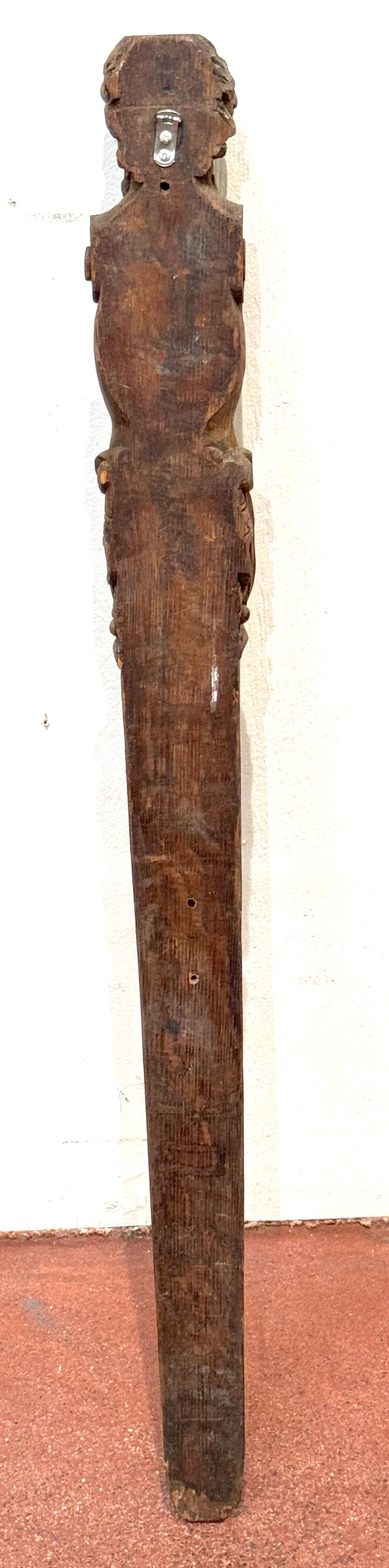 19th Century European Hercules Herm Architectural Carving For Sale 10