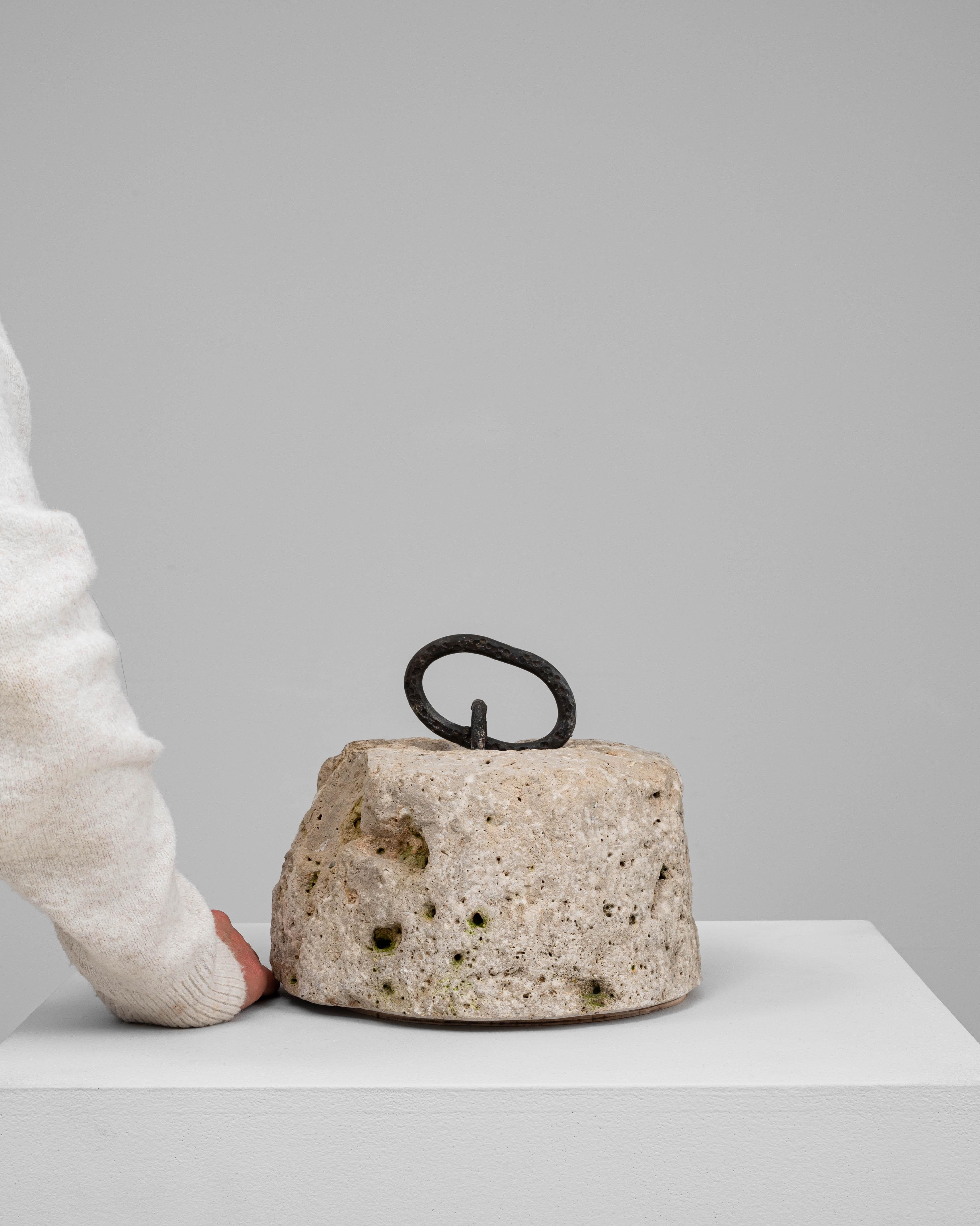19th Century European Marble Door Stop Europeo en venta