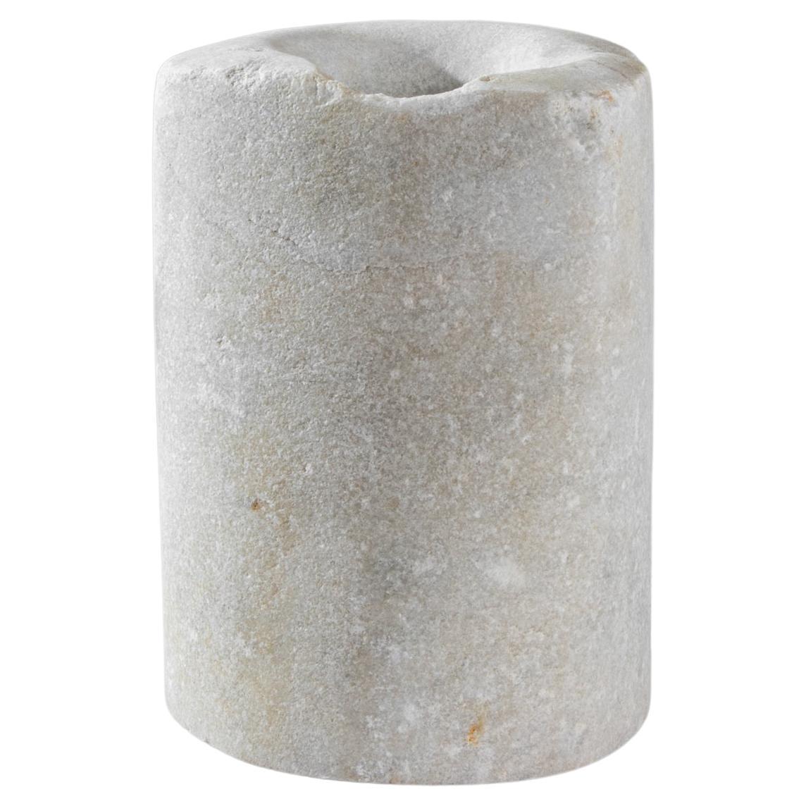 19th Century European Marble Mortar For Sale