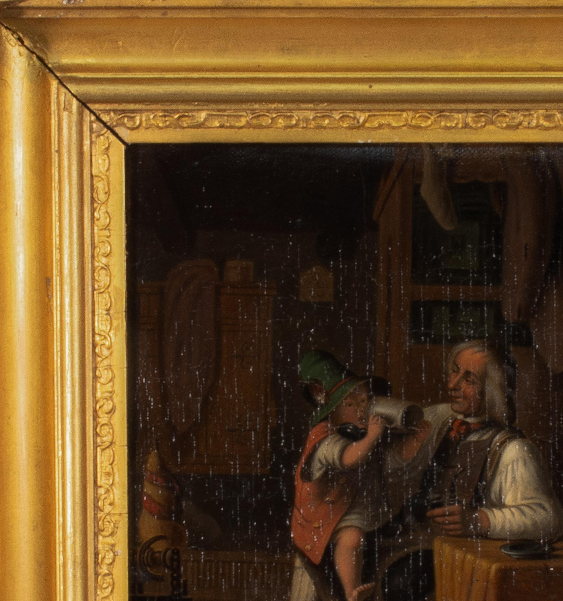 Europäisches Ölgemälde auf Leinwand, 19. Jahrhundert, „Mein Großvater der Matrosen“ (Sonstiges) im Angebot