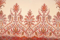 19th Century European Paisley Wool Pillow