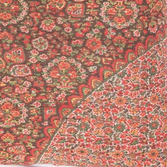 19th Century European Paisley Wool Pillow