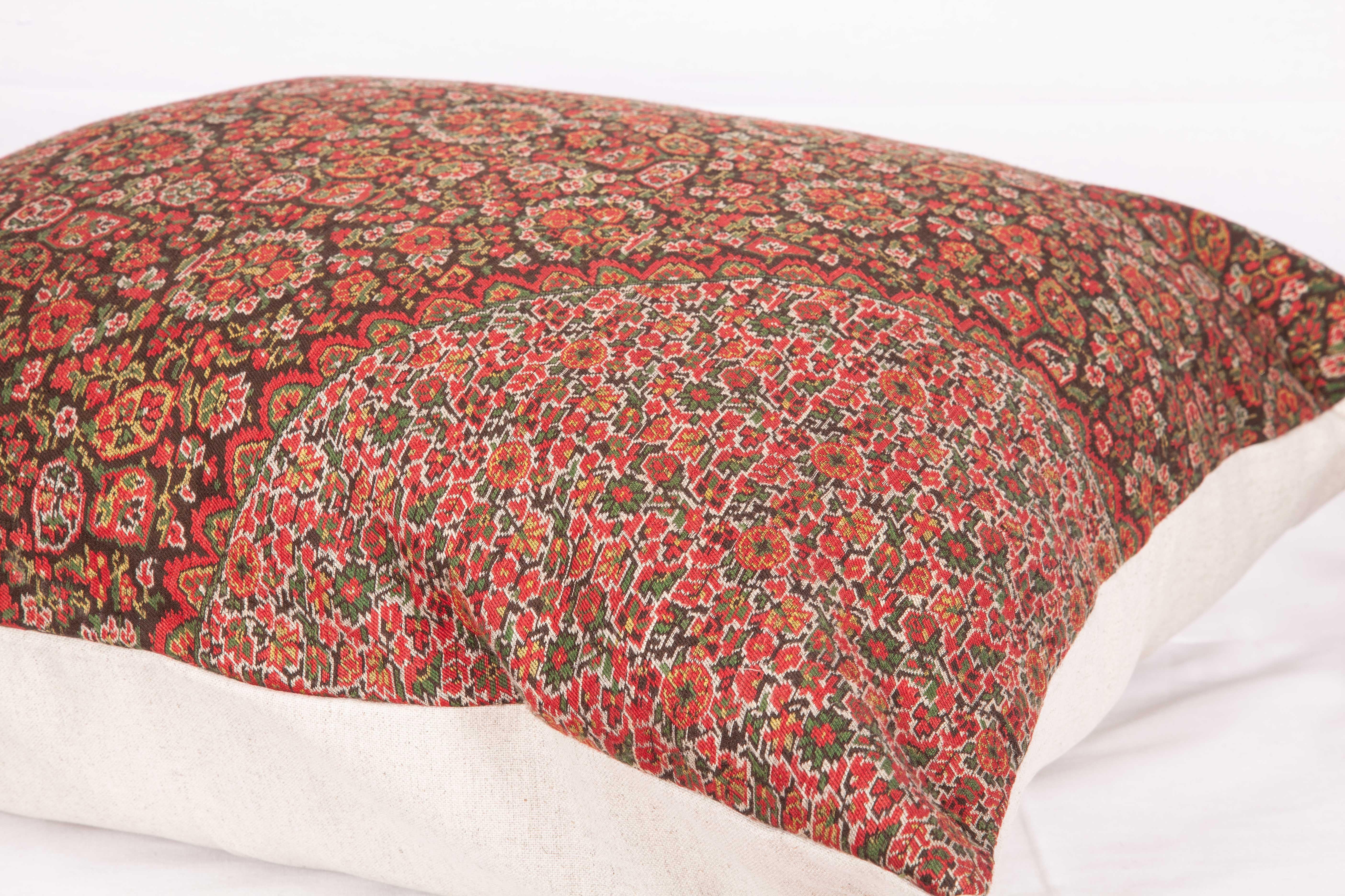 19th Century European Paisley Wool Pillow 1