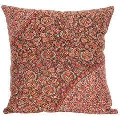 19th Century European Paisley Wool Pillow