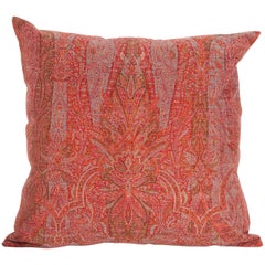 19th Century European Paisley Wool Pillow Antique 19th Century European Paisley Wool Pillow