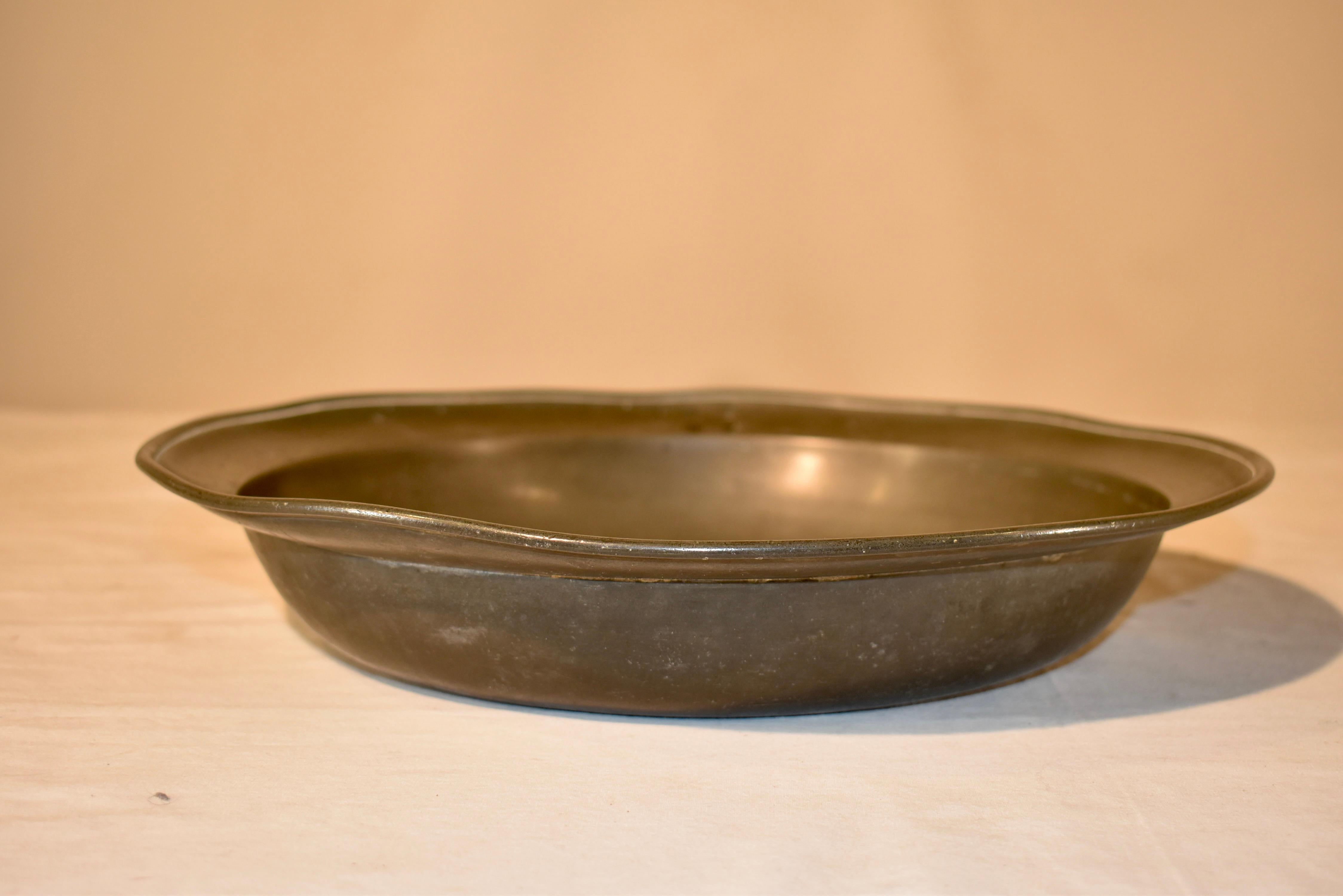 19th Century European Pewter Bowl en venta 5