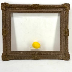 19th Century European Rectangular Wood Gilt Gold Art Frame