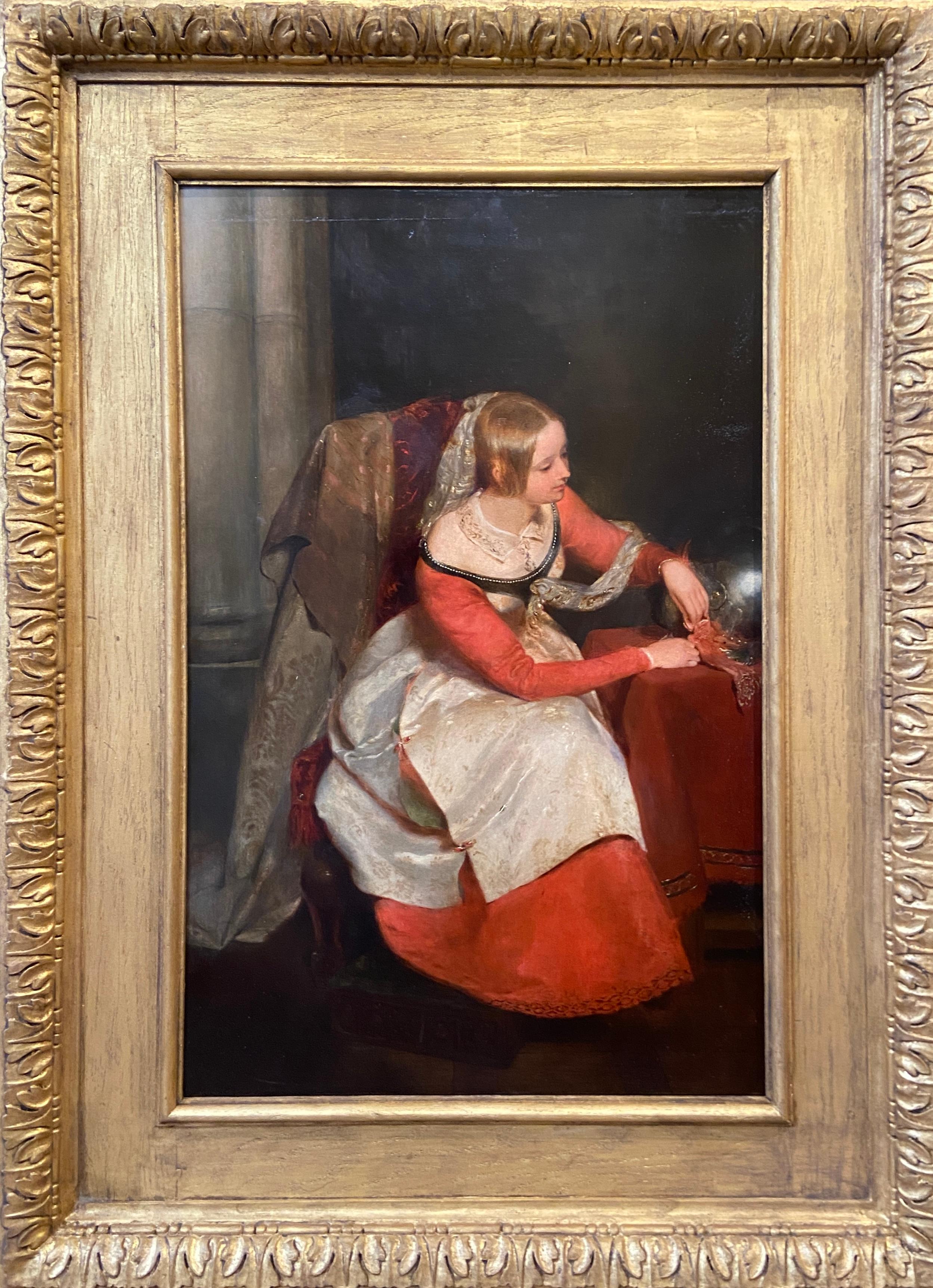 Un favore cavalleresco - Painting di 19th Century European School