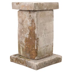 19th Century European Square Pedestal