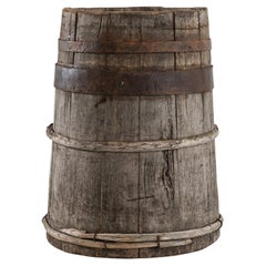 Antique 19th Century European Wooden Bucket