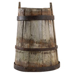 19th Century European Wooden Bucket