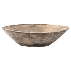 19th Century European Wooden Dough Bowl