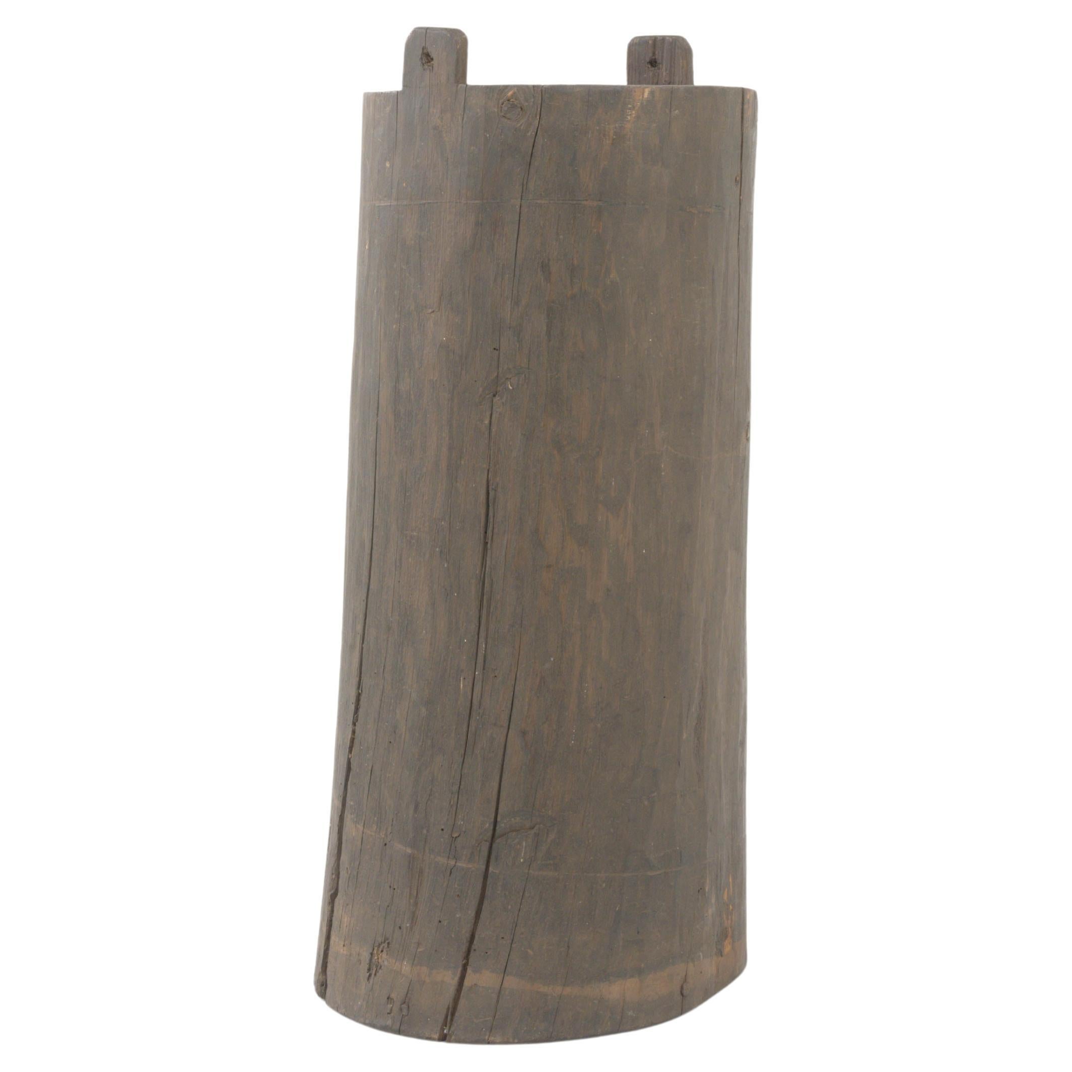 19th Century European Wooden Grain Container For Sale