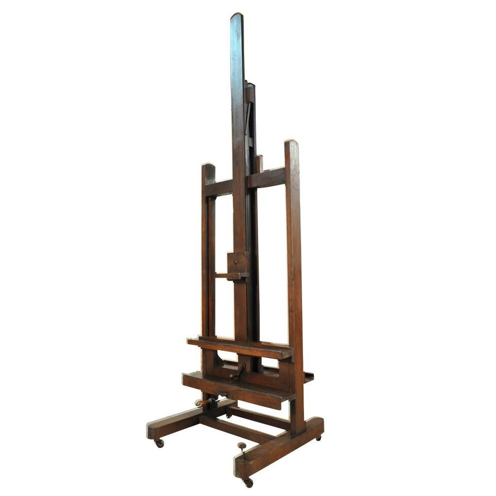19th Century Exceptional Artist Easel, Chevalet