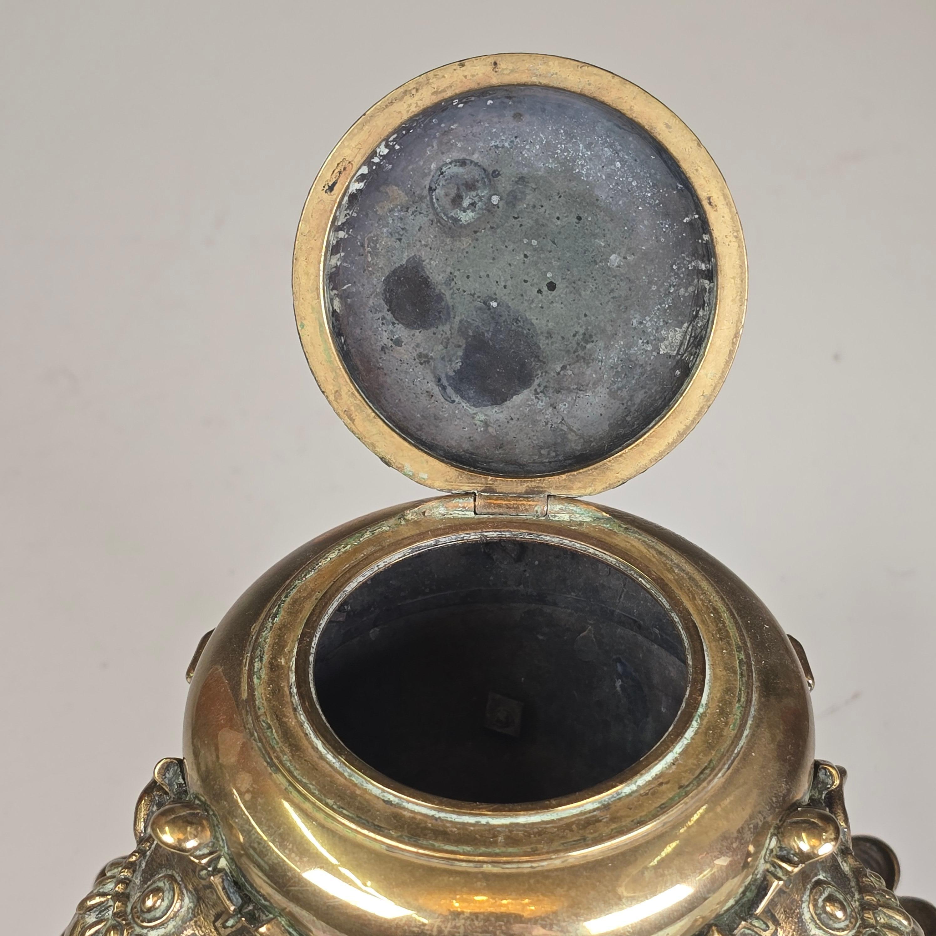 19th Century Exoticism Elephant Inkwell For Sale 3
