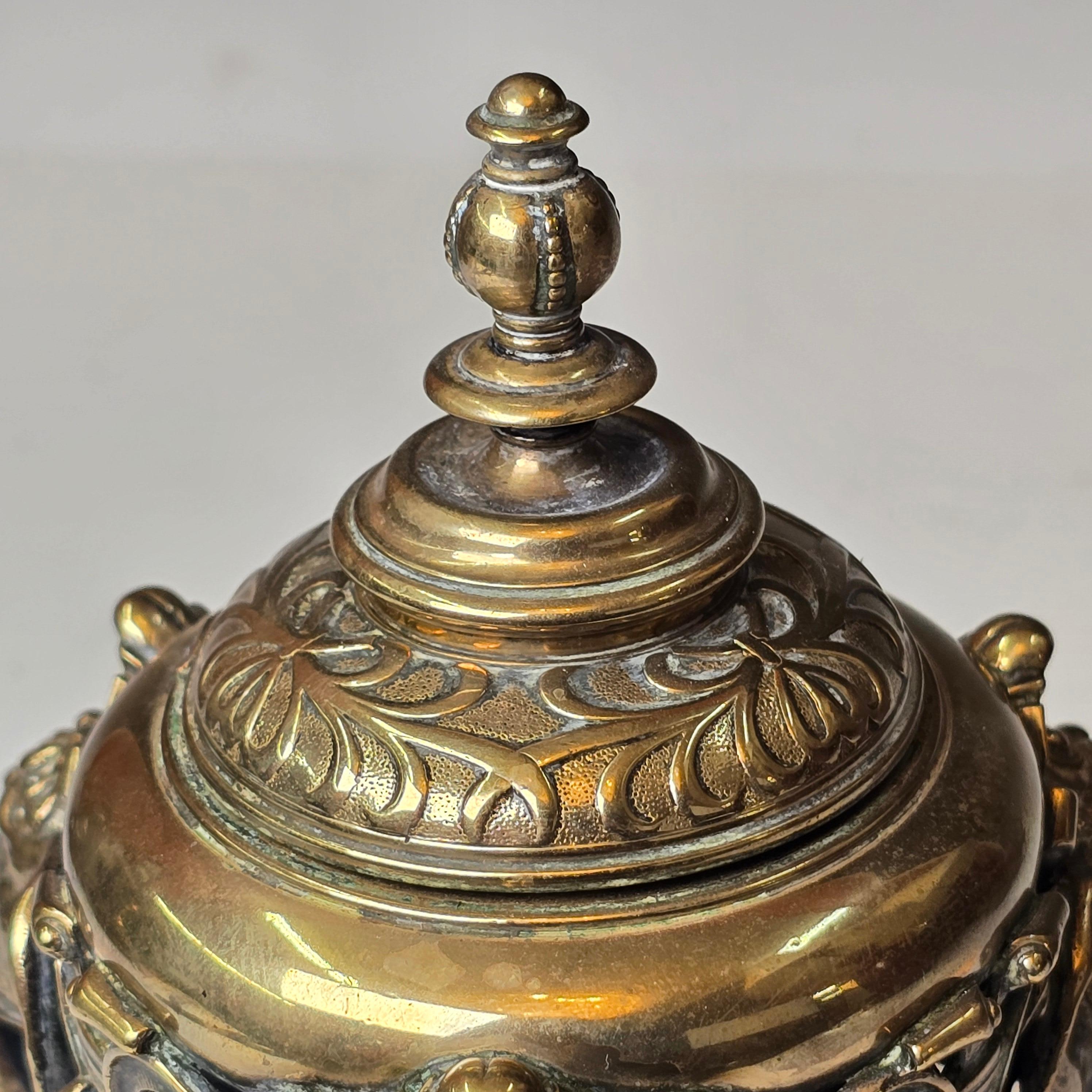 Aesthetic Movement 19th Century Exoticism Elephant Inkwell For Sale
