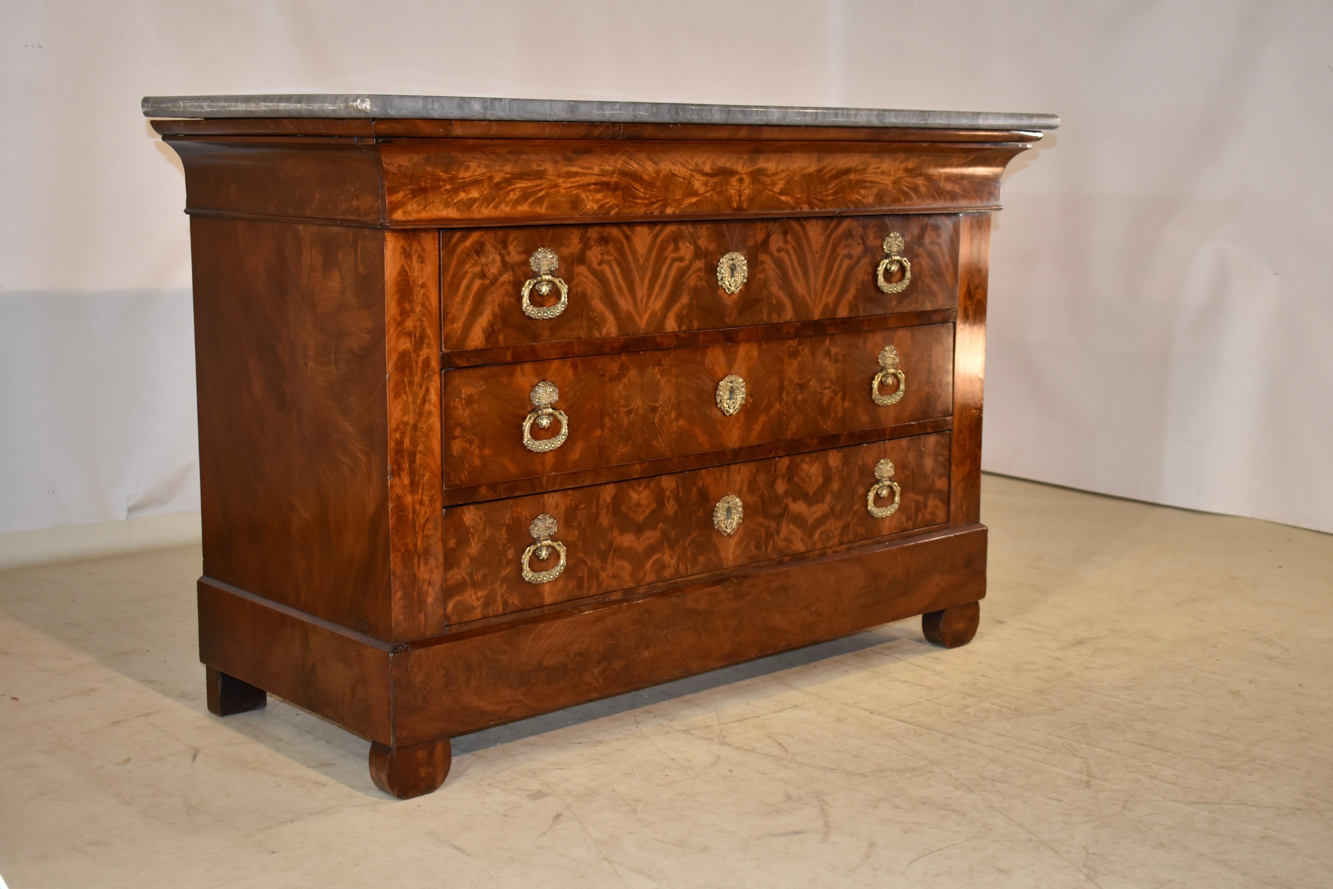 19th Century Exquisite Louis Philippe Commode In Good Condition For Sale In High Point, NC