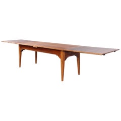 19th Century Extendable Farm Table, for up to 12 people, Cherrywood