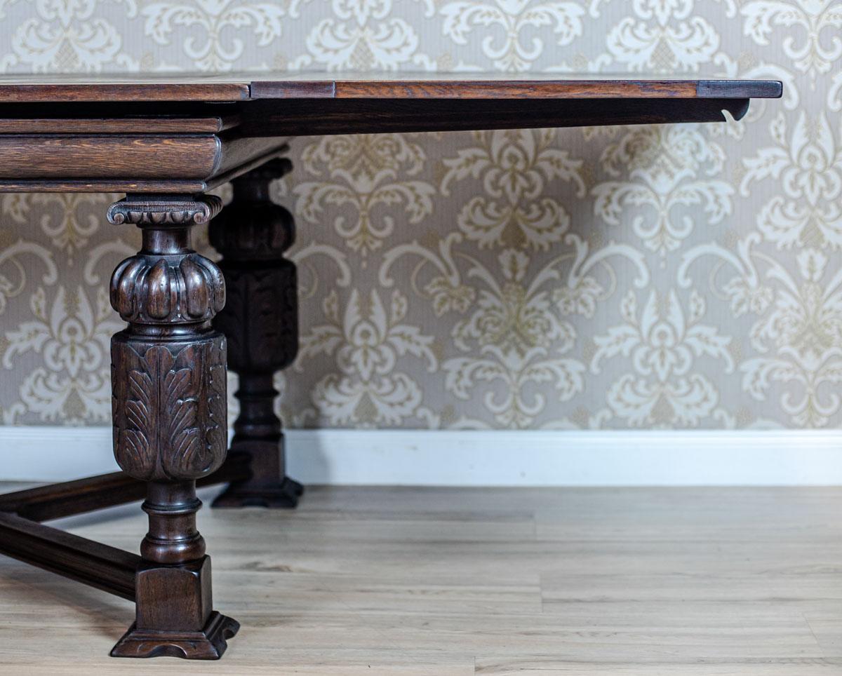 19th Century Extendable Oak Table 8